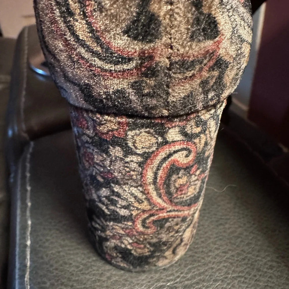 BP kolo velvet paisley tapestry bootie heeled ankle boot UO - Picture 5 of 5